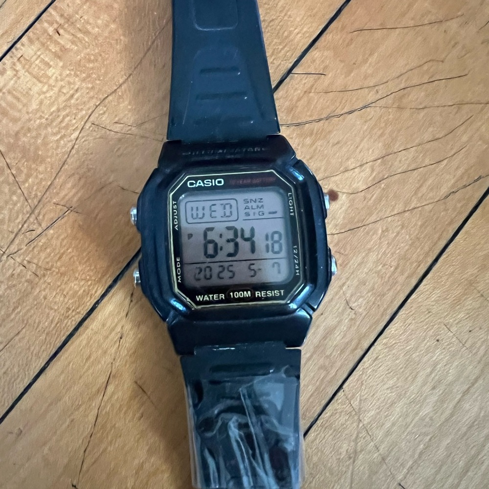 Casio Illuminator Black Digital Watch